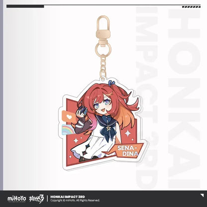 Honkai Impact 3rd Little Tea Party Series Vol.2 Acrylic Keychain Senadina ACG Go Anime www.acg-go.com Coralie, Dream Seeker, Helia, Honkai Impact 3rd, Pendant & Keychain, Senadina, Songque