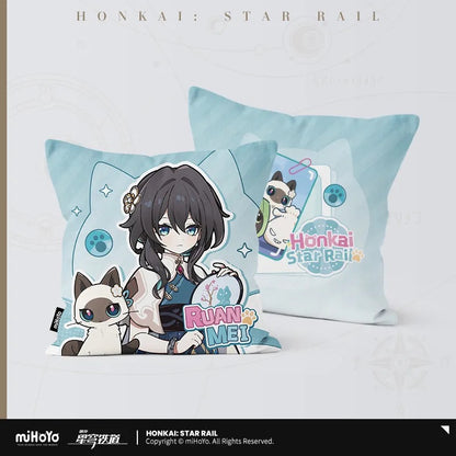 Little Cat Series Square Pillow