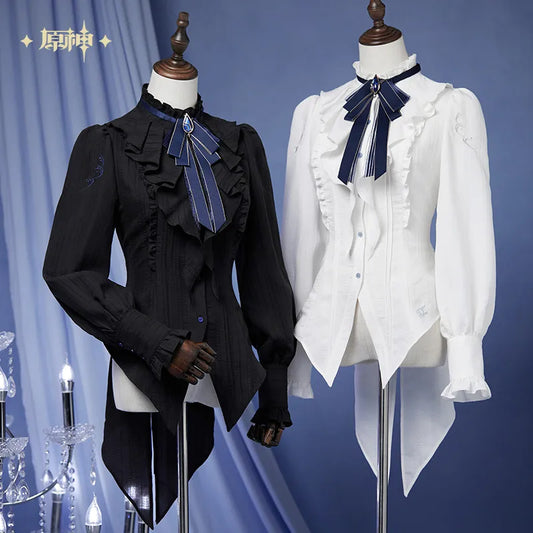 Genshin Impact Furina Impression Series Long-Sleeve Waisted Blouse
