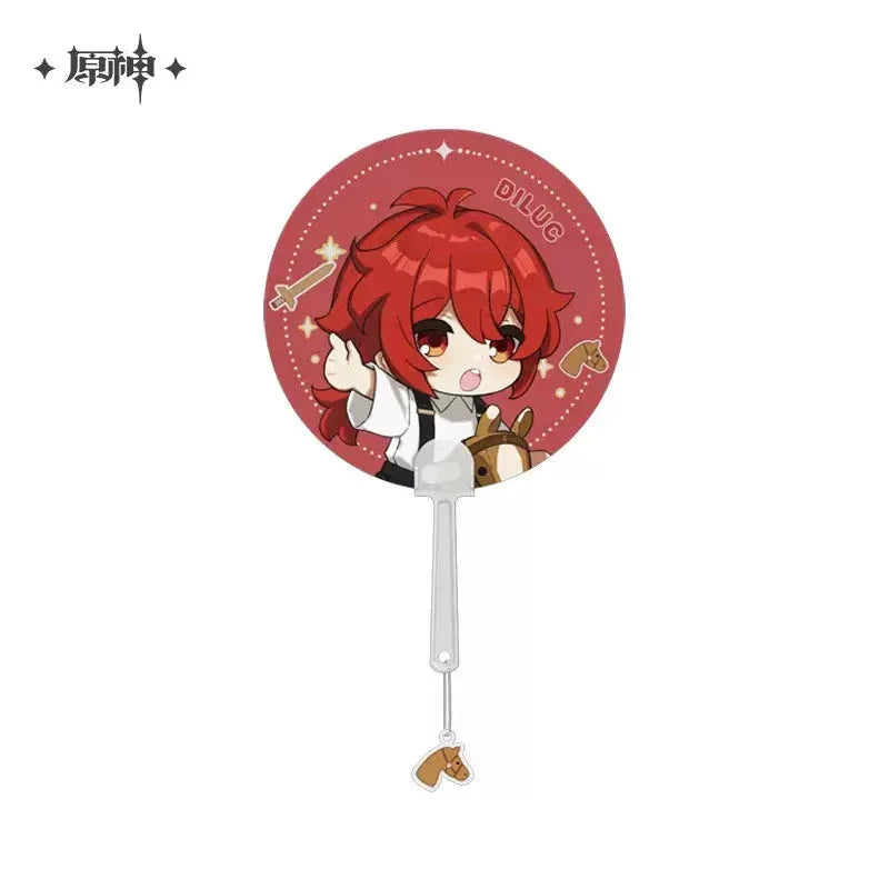 Genshin Impact Children's Dreams and Treasures Theme Series Round Fan (Not For Sale) Diluc ACG Go Anime www.acg-go.com Apparel, Diluc, Gift