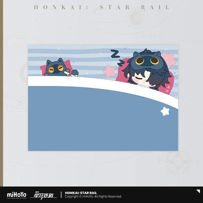 Honkai: Star Rail Boys Dormitory Chibi Household Series Pillowcase