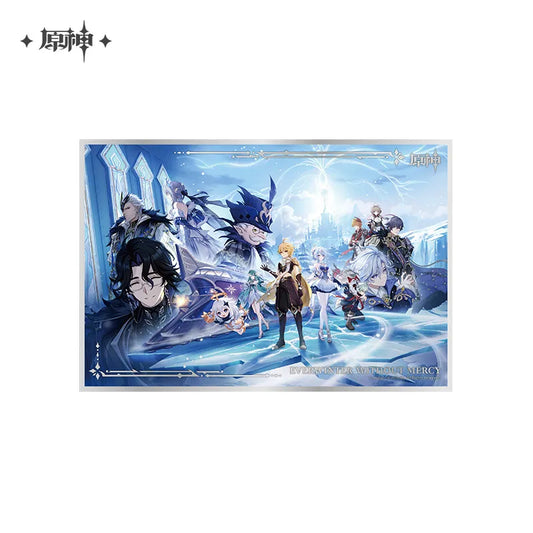 Genshin Impact Everwinter Without Mercy Series Acrylic Shikishi Cardboard