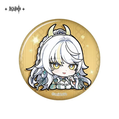 Genshin Impact Liyue Chibi Emojis Series Badge Zibai ACG Go Anime www.acg-go.com Badge, Baizhu, Gaming, Jiaming, Lanyan, Liyue, Ningguang, Shenhe, Xiangling, Xianyun, Xiao, Xingqiu, Yaoyao, Yelan, Yunjin, Zhongli, Zibai