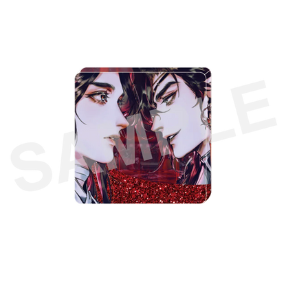 Gui Cheng Chong Feng Series Double Quicksand Coaster Heaven Official's Blessing Coaster ACG Go Anime www.acg-go.com Art Decor, Heaven Official’s Blessing, Tableware