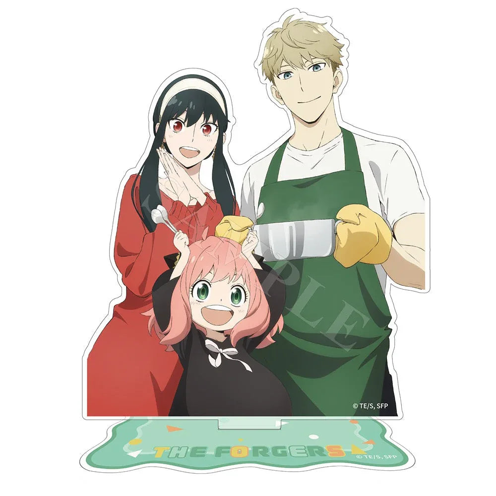 The Forgers Set Stand Spy x Family Cook ACG Go Anime www.acg-go.com Anya Forger, Loid Forger, Stand, Yor Forger