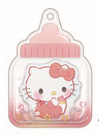 Sanrio Characters Milk Bottle Air Keychain
