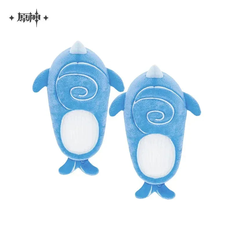Genshin Impact Tartaglia Monoceros Caeli Plush Home Slippers L / 300mm ACG Go Anime www.acg-go.com Apparel, Household, Tartaglia
