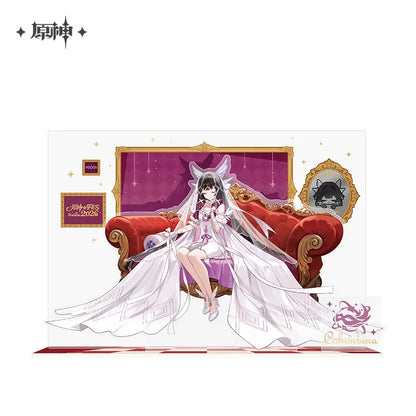 Genshin Impact FES 2026 Series Character Stand Set Columbina ACG Go Anime www.acg-go.com Arlecchino, Columbina, Flins, Genshin Impact, Skirk, Stand, Tartaglia, Wanderer