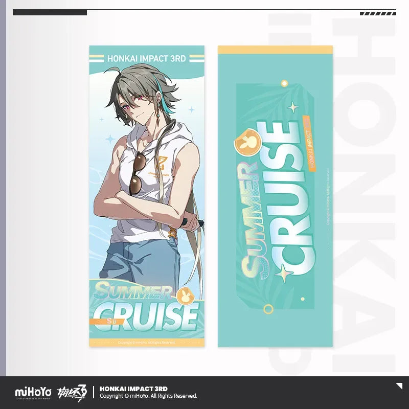 Summer Cruise Series Laser Cardboard Vol.4 Honkai Impact 3rd Su ACG Go Anime www.acg-go.com Aponia, Cardboard, Eden, Elysia, Griseo, Honkai Impact 3rd, Hua, Kalpas, Kevin, Kosma, Mobius, Pardofelis, Sakura, Su, Vill-V