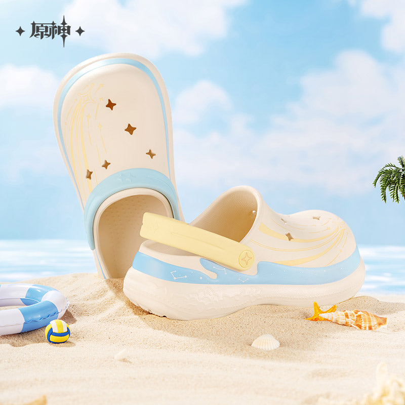 Genshin Impact Midsummer Party Series Clogs and Shoe Charm Set