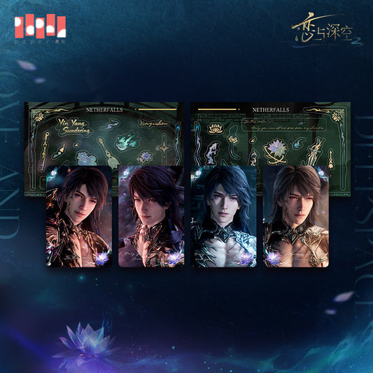 Love and Deepspace Caleb Netherlord Series Shikishi Photocard Set