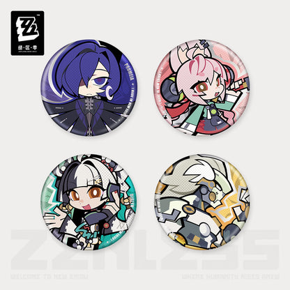 Zenless Zone Zero New Eridu Series Krampus Chibi Tinplate Badge