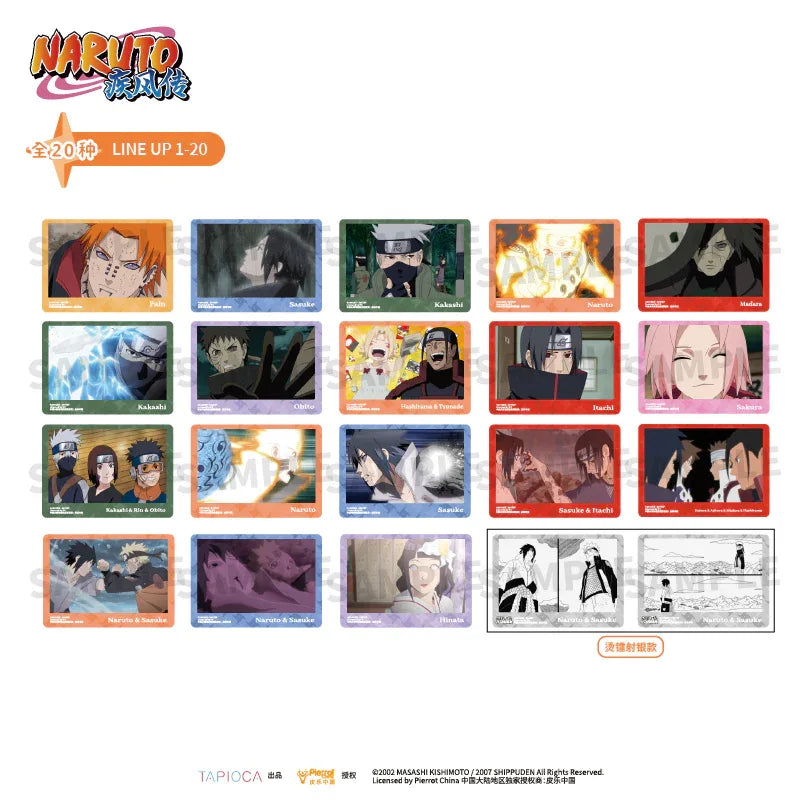 Famous Scene Polaroid Photo Mystery Box Naruto Shippuden All Set (10 Packs, 2 pcs Per Pack)) ACG Go Anime www.acg-go.com Art Decor, Mystery Box