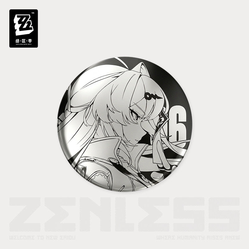 Zenless Zone Zero Time Signal Research Series Metallic Mirror Badge Vol.2
