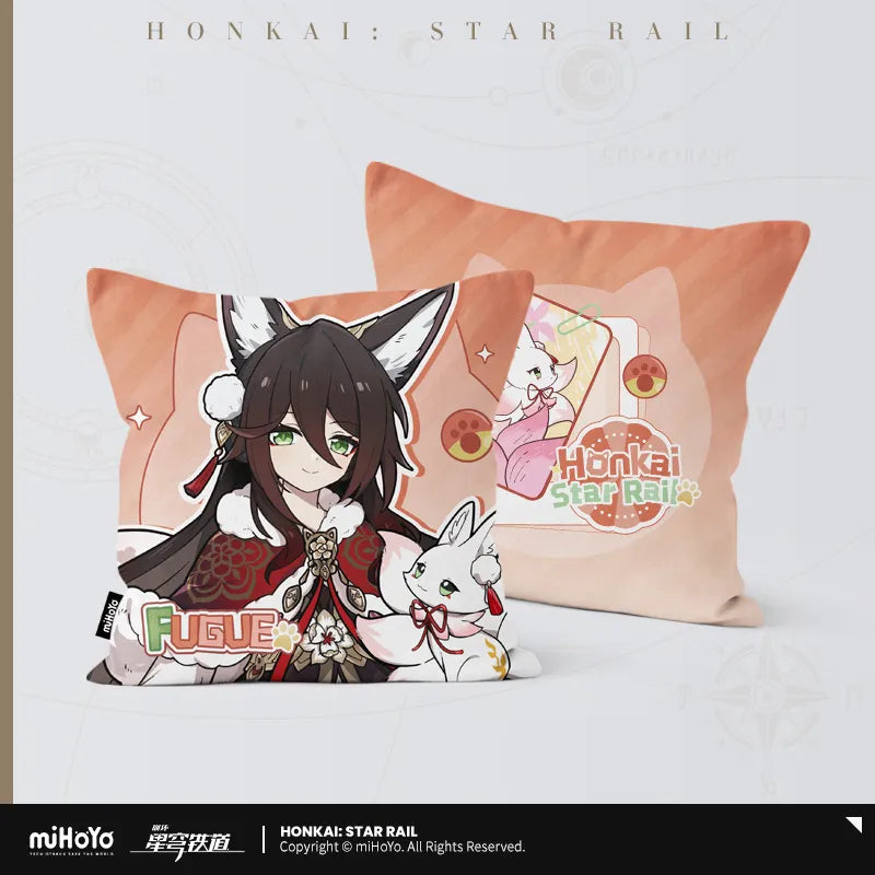 Honkai: Star Rail Little Cat Series Square Pillow