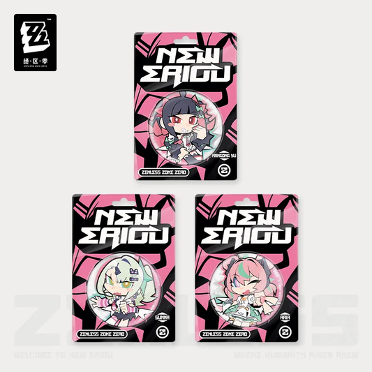 Zenless Zone Zero New Eridu Series Angels of Delusion Chibi Tinplate Badge