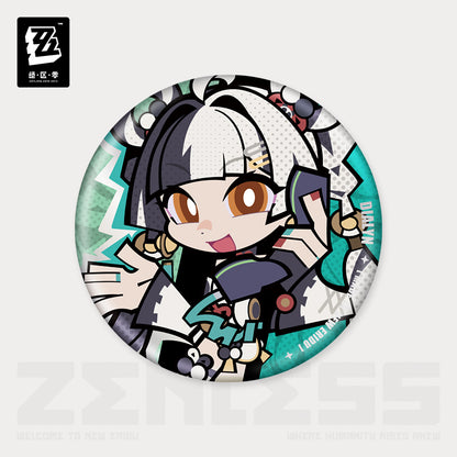 Zenless Zone Zero New Eridu Series Krampus Chibi Tinplate Badge