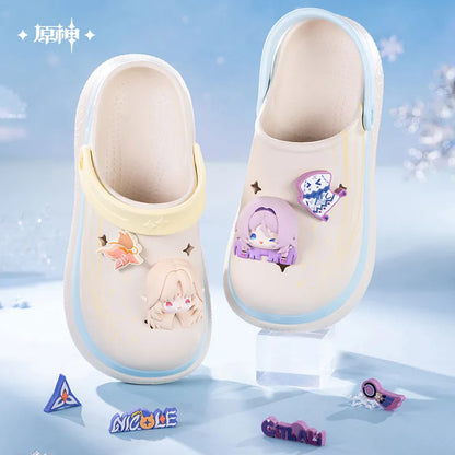 Genshin Impact Aurora Party Series DIY Soft Rubber Decoration Set