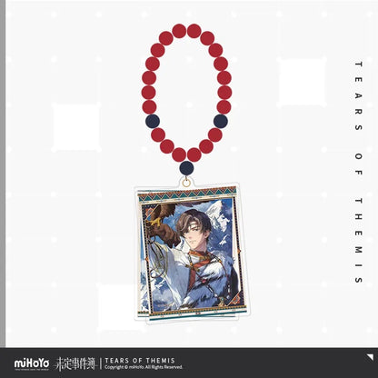 Alpine Amour Series Beaded Double-piece Acrylic Pendant