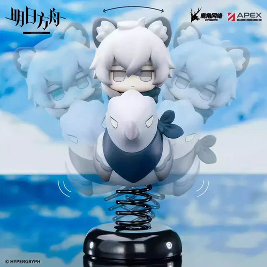 Arknights HappyShake Series Chibi SilverAsh & Pramanix Figure SilverAsh ACG Go Anime www.acg-go.com Arknights, Chibi, Figure, Happy Shake, Pramanix, SilverAsh