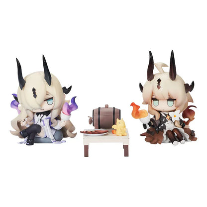 Arknights ChatChat Series Chibi Figure (Necrass, Reed the Flame Shadow)