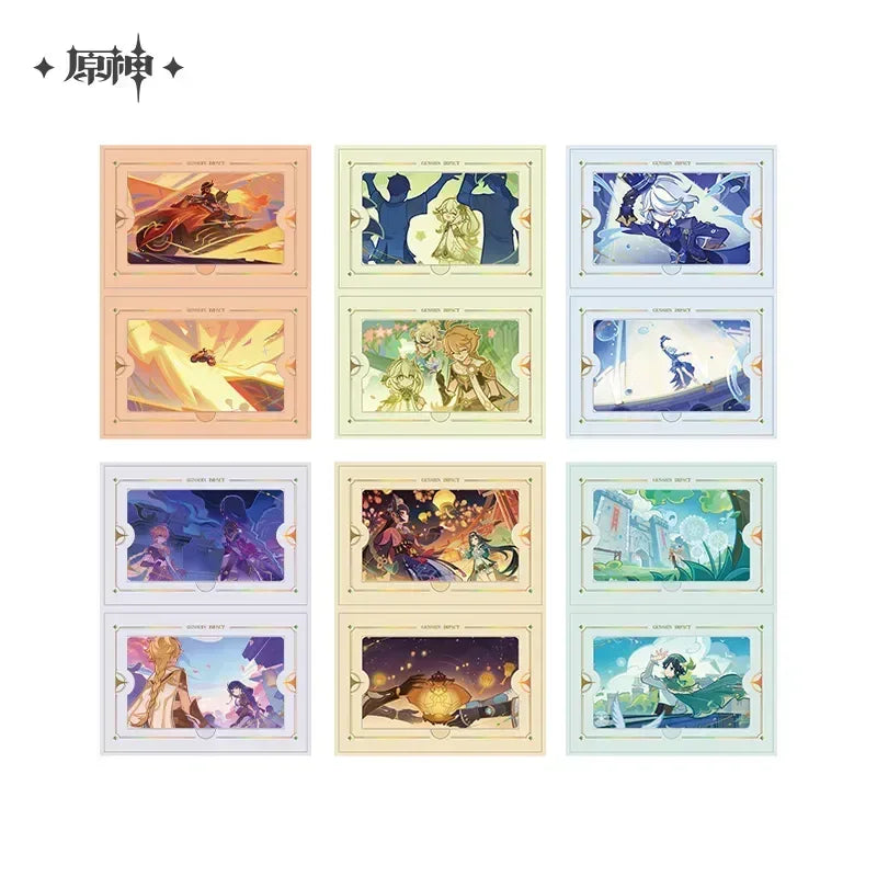 Genshin Impact The Long Way Home Series Badge & Collection Card Set Card Set - Belleau Region ACG Go Anime www.acg-go.com Badge, Furina, Genshin Impact, Nahida, Raiden Shogun, Venti