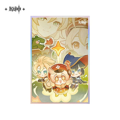 Genius Invokation TCG Series Shikishi Cardboard Genshin Impact Calx's Arts ACG Go Anime www.acg-go.com Badge, Diluc, Ganyu, Genshin Impact, Kamisato Ayaka, Kamisato Ayato, Klee, Sangonomiya Kokomi, Shenhe