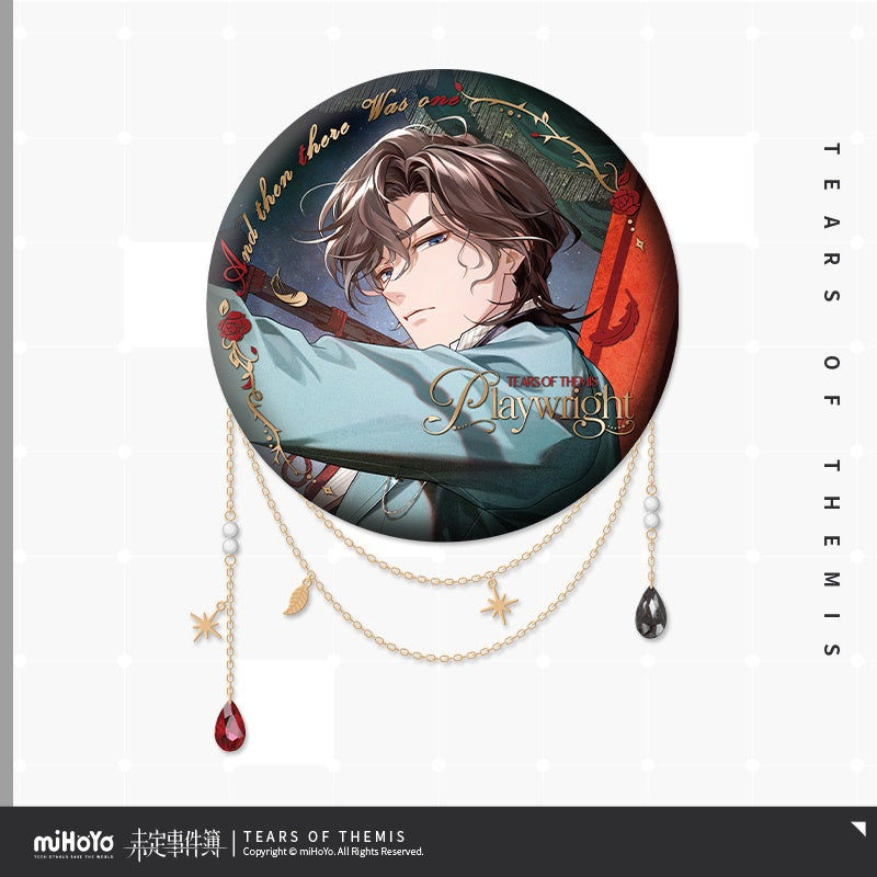 Tears of Themis Love & Wanderlust Series And Then There Was One Sereis Tinplate Badges & Decorative Chains