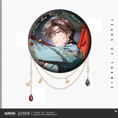Tears of Themis Love & Wanderlust Series And Then There Was One Sereis Tinplate Badges & Decorative Chains