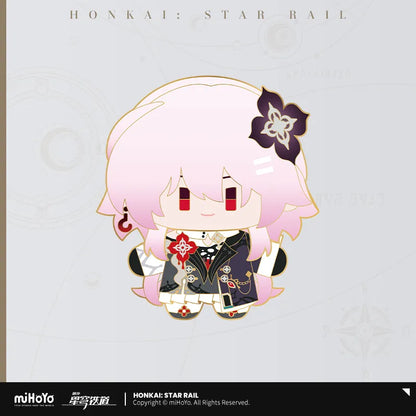 Honkai: Star Rail Chibi Doll Series Metal Pin Badge