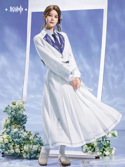 Kamisato Ayato Theme Impression Series Long Pleated Skirt
