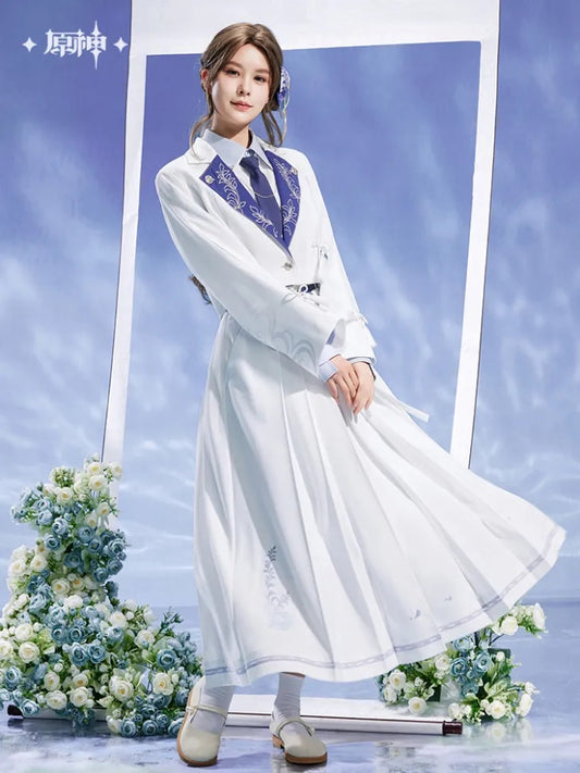 Kamisato Ayato Theme Impression Series Long Pleated Skirt