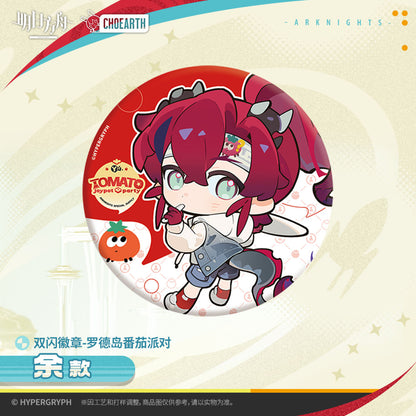 Tomato Joypot Party Series Glittering Shikishi Badge Arknights