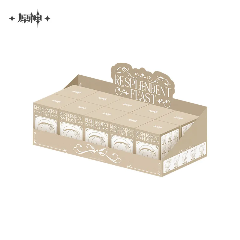 Genshin Imapct Resplendent Feast Series Chibi Plush Keychain Mystery Box