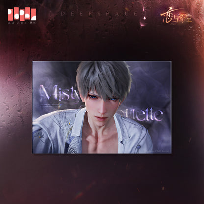 Nightly Rendezvous Series Borderless Amber Glossy Shikishi Cardboard