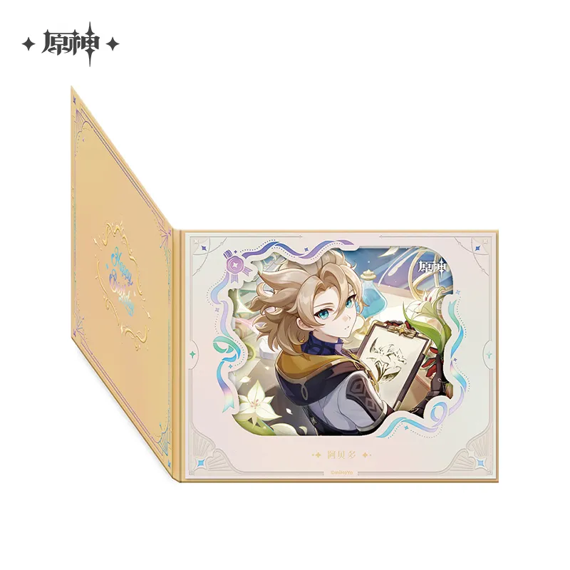 Genshin Impact The Day of Destiny Series Flip Page Window Shikishi Cardboard 2025