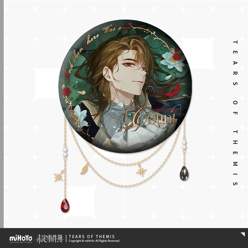 Tears of Themis Love & Wanderlust Series And Then There Was One Sereis Tinplate Badges & Decorative Chains