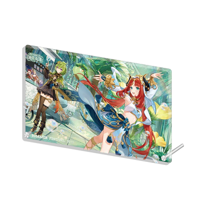 Summer Festival 2023 Series Acrylic Block / Mouse Pad / Beach Towel Genshin Impact Block ACG Go Anime www.acg-go.com Collei, Gaming Mouse Pad, Household, Nilou