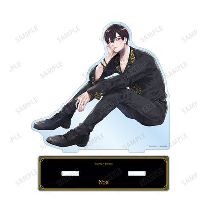 Newly Drawn Illustration Black Coordination Ver. Big Acrylic Stand Kiss Me Crying Noa ACG Go Anime