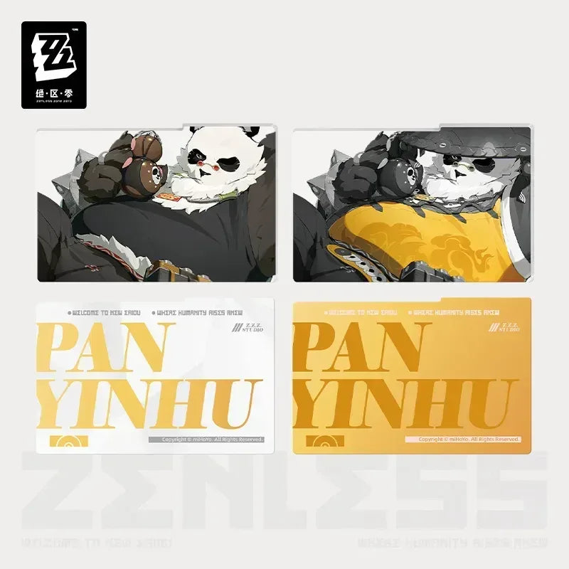 Zenless Zone Zero Mindscape Cinema Series Yunkui Summit Acrylic Insert Set Pan Yinhu / Inserts only ACG Go Anime www.acg-go.com Art Decor, Ju Fufu, Pan Yinhu, Yixuan