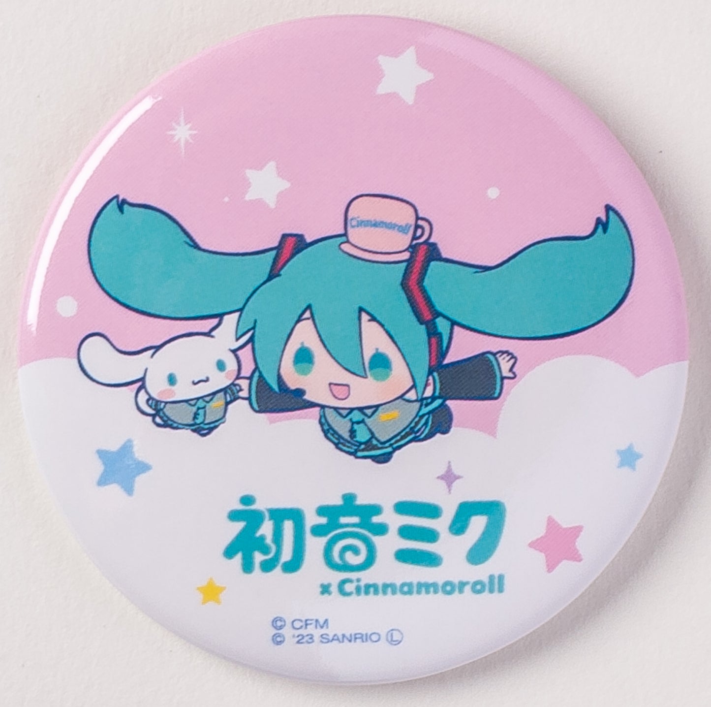 HATSUNE MIKU X Cinnamoroll Badge