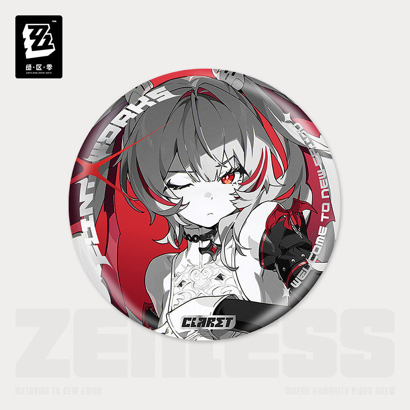 Zenless Zone Zero Mindscape Cinema Series Flint Workshop Reflective Badge