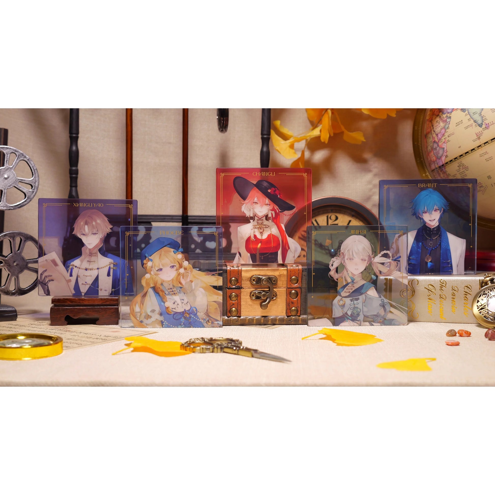 Wuthering Waves x Animate Dreamlike Shadow Series Merch Acrylic Block / Phoebe ACG Go Anime www.acg-go.com Art Decor, Badge, Brant, Changli, Jinhsi, Pendant & Keychain, Phoebe, Stand, Wuthering Waves, Xiangli Yao