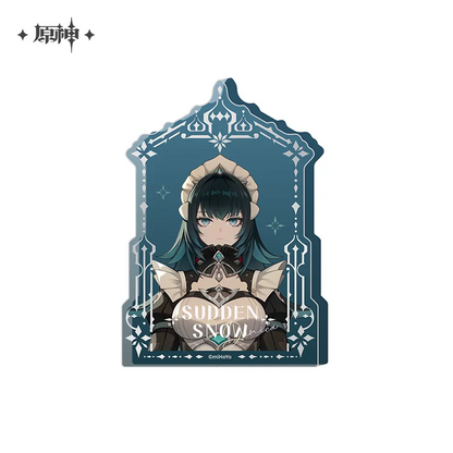 Genshin Impact Sudden Snow Series Merch Thick Acrylic Ornament