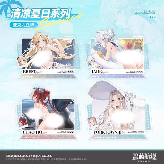 Azur Lane Cool Summer Series Acrylic Standee