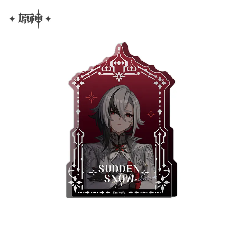 Genshin Impact Sudden Snow Series Merch Thick Acrylic Ornament
