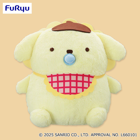 Sanrio Pompompurin Team Purin Toddling Super BIG Plush