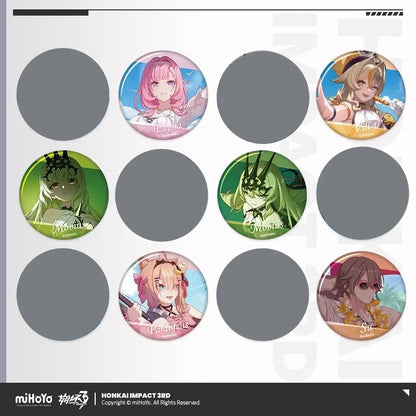 CG Series Badge Mystery Box Vol.2 Honkai Impact 3rd Random One ACG Go Anime www.acg-go.com Aponia, Badge, Eden, Elysia, Honkai Impact 3rd, Hua, Mobius, Pardofelis, Su, Vill-V