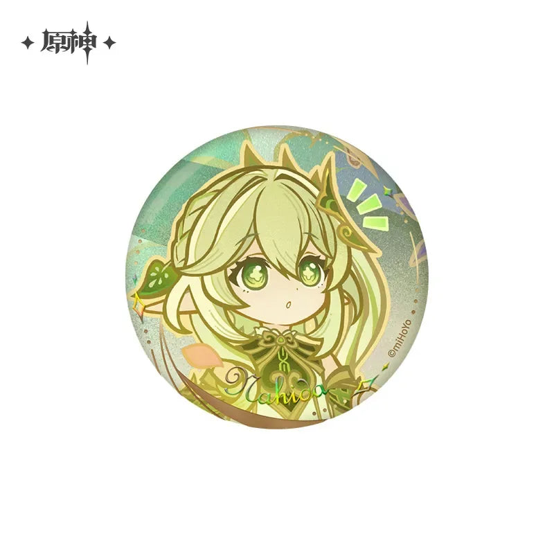 Genshin Impact The Long Way Home Series Badge & Collection Card Set Badge - Nahida ACG Go Anime www.acg-go.com Badge, Furina, Genshin Impact, Nahida, Raiden Shogun, Venti