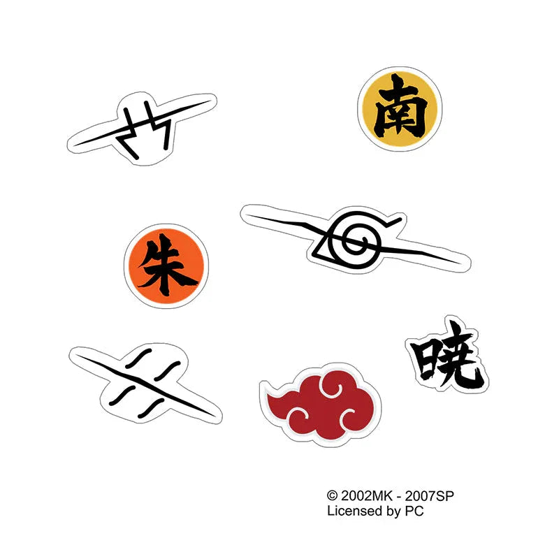 Small Sticker Naruto Akatsuki Elements B ACG Go Anime www.acg-go.com Hatake Kakashi, Naruto Uzumaki, Sticker